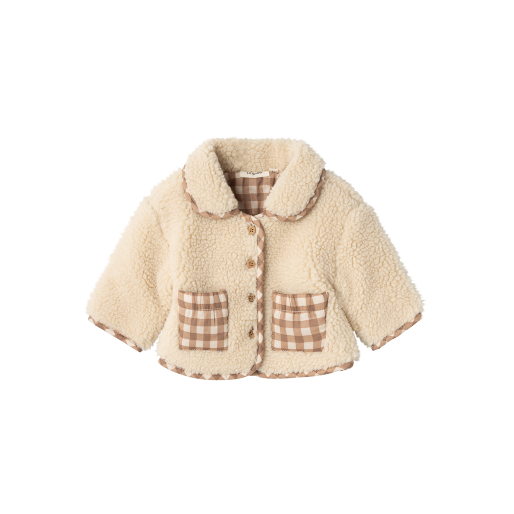 Lil' Atelier Naolin Loose Jacket - Sandshell  - Hola BB