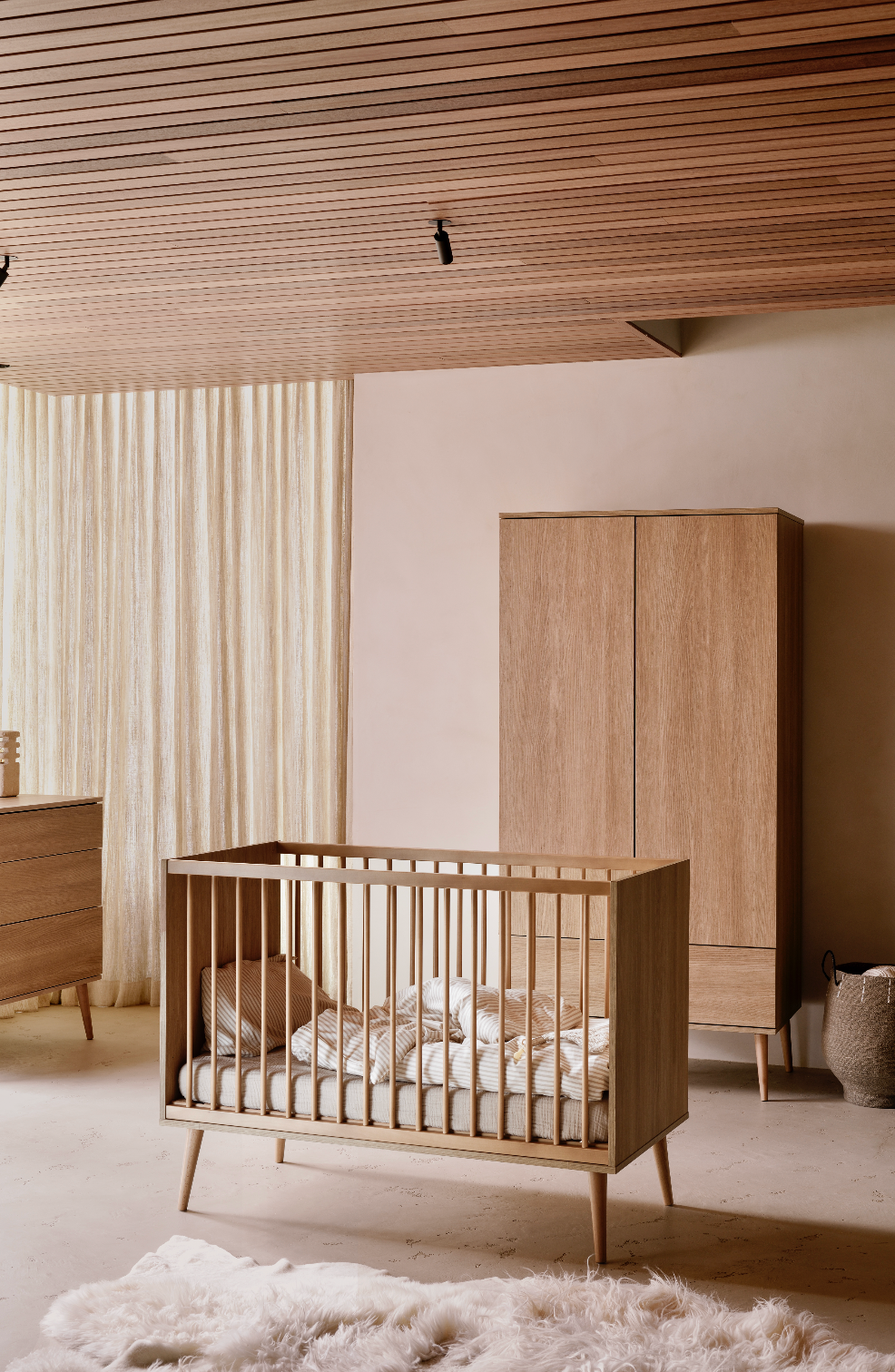 Letto Flow - 120 x 60 cm - Frassino miele