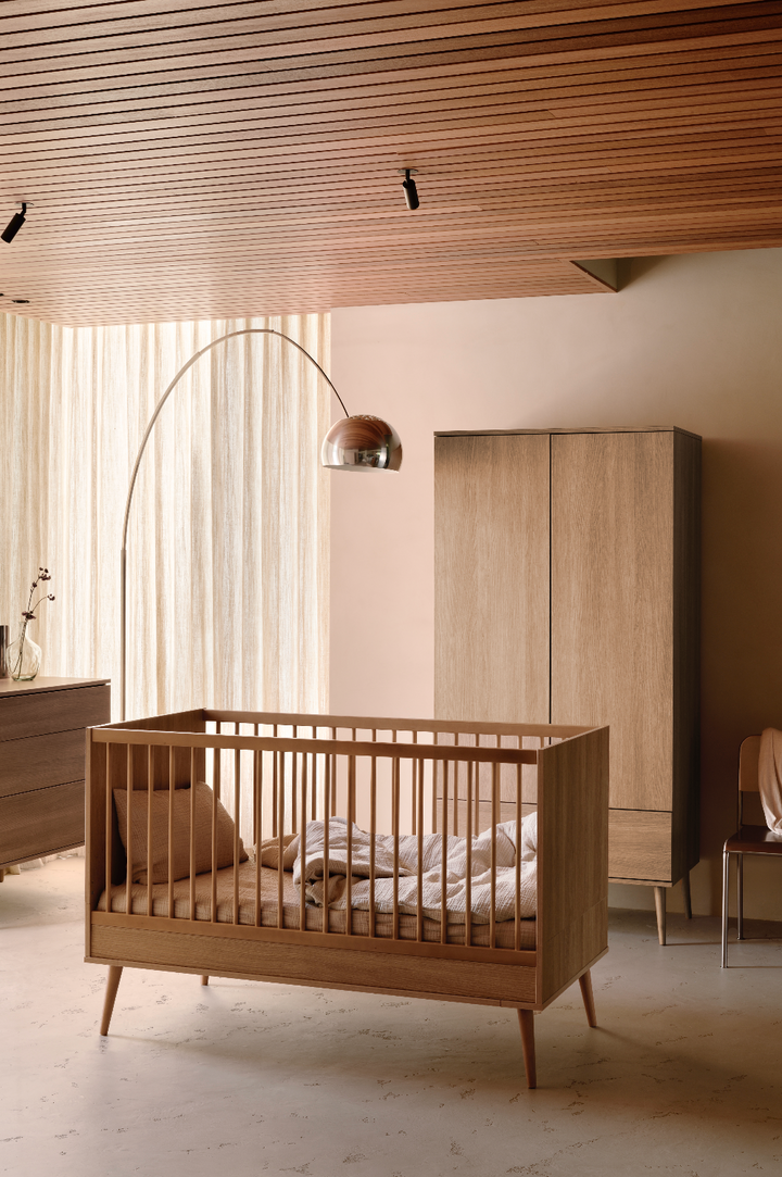 Flow Convertible Bed - 140 x 70 cm - Honey Ash