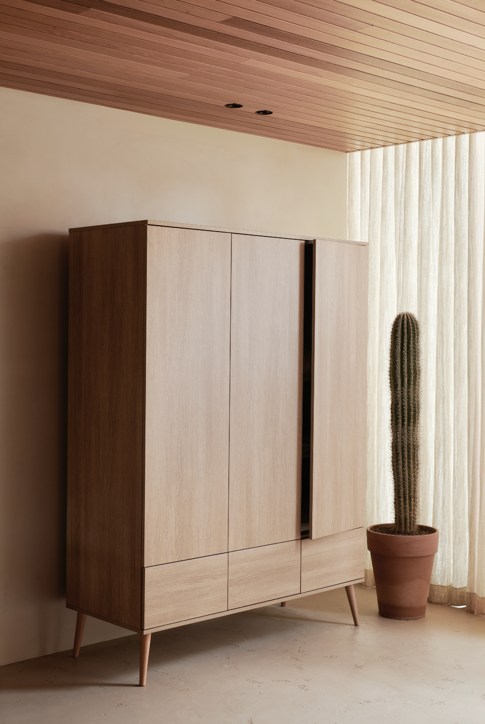 Flow Garderobekast XL - Honey Ash