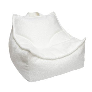 Meow Baby Sako Bean Bag Boucle White - Hola BB