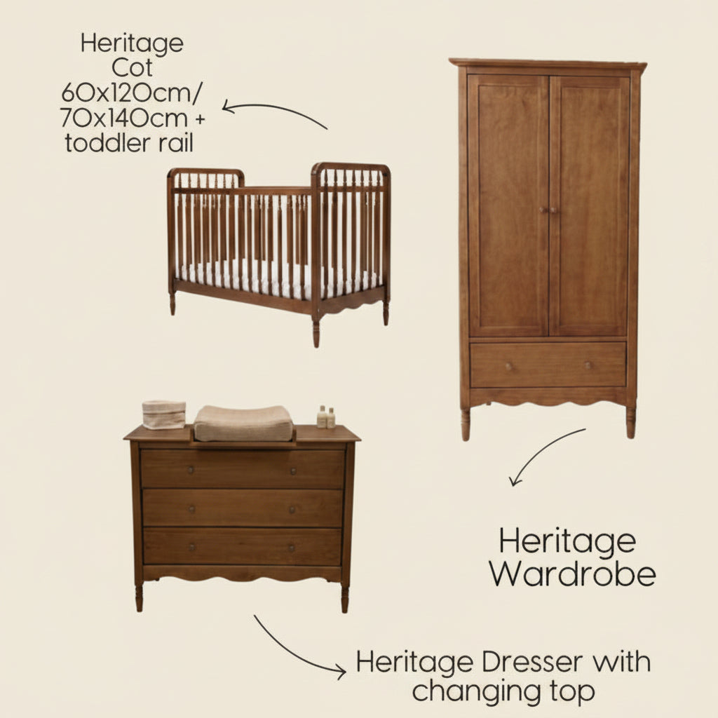 complete Kamerbundel in Heritage-walnoot - Mix & Match*