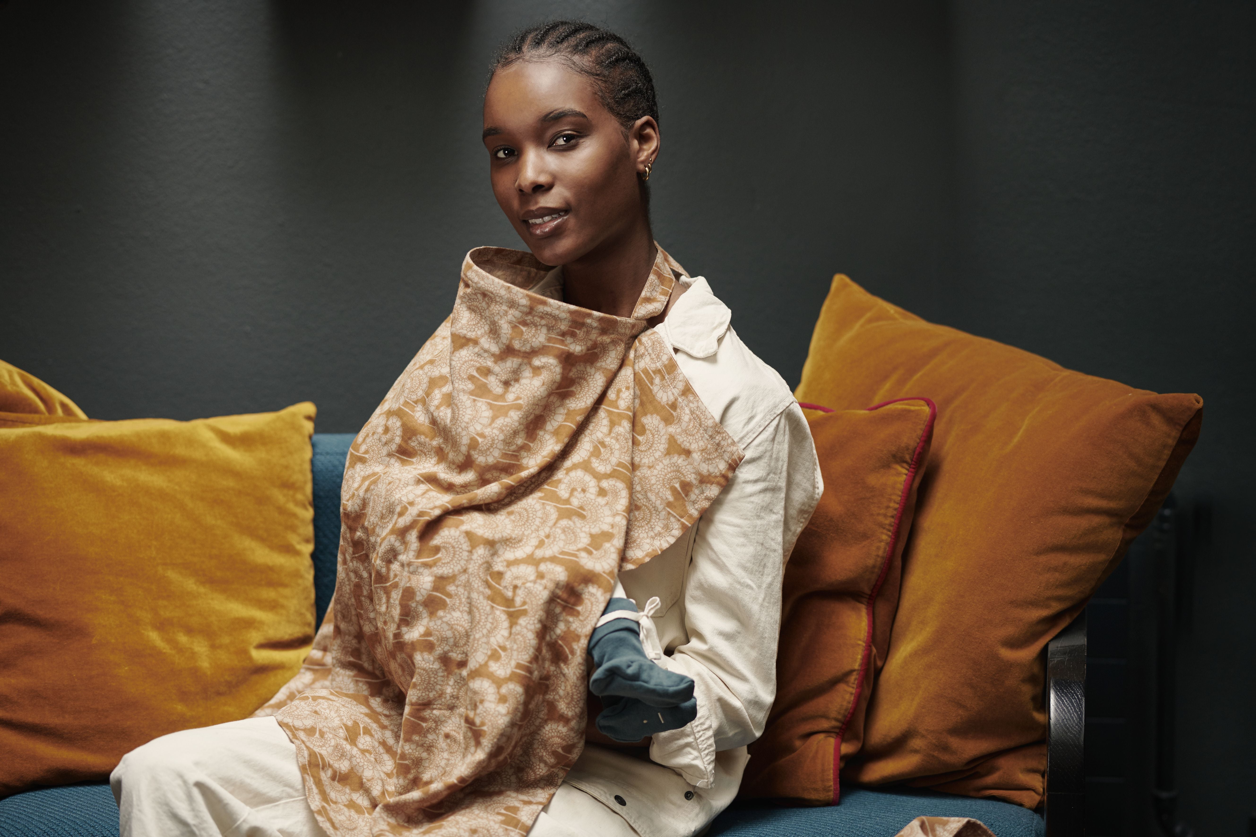 Lemej Amsterdam - شال رضاعة من القطن العضوي