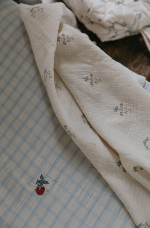 Muslin Swaddle - Seersucker