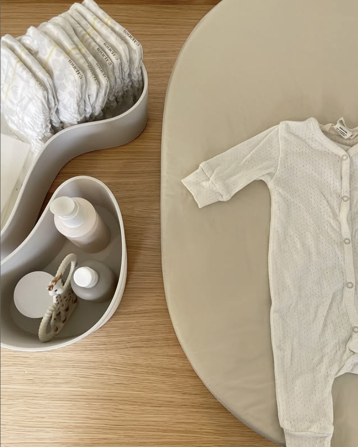 Coussin À Langer Ovale - Pierre