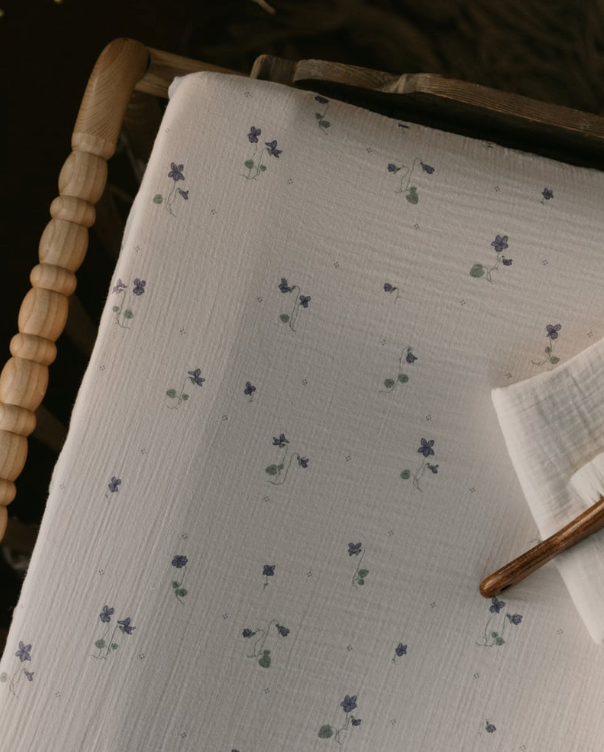 Surmatelas à langer en mousseline