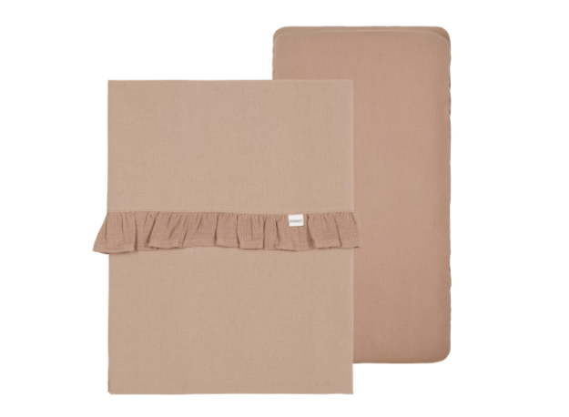 Bettlaken- und Spannbettlaken-Set – Ruffle Faro