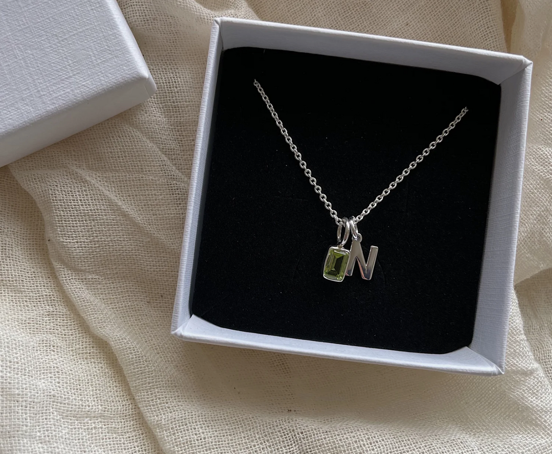 Colgante de Piedra Natal en Plata - Múltiples Piedras