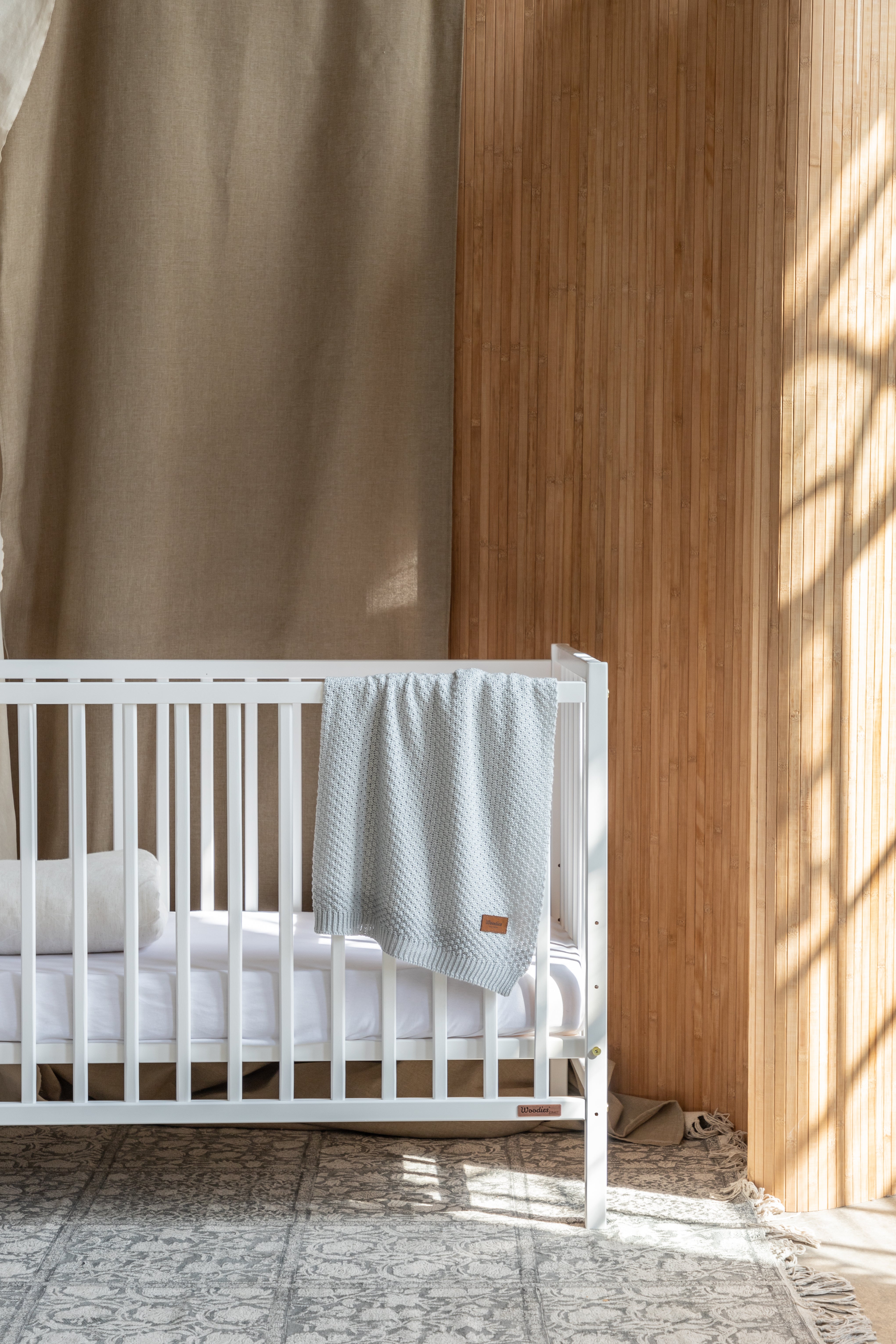 Woodies Stardust Cot - White  - Hola BB