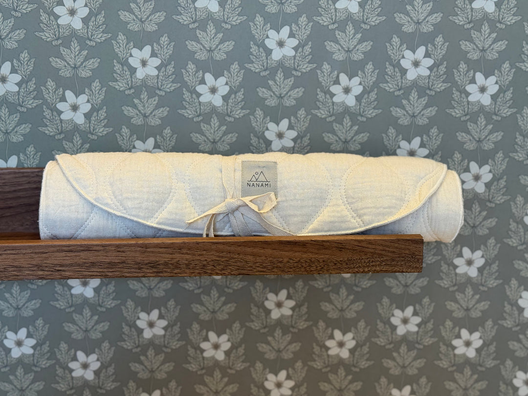 Inlegkussen voor kinderwagen en wieg, van biologisch katoen — Cotton Wave