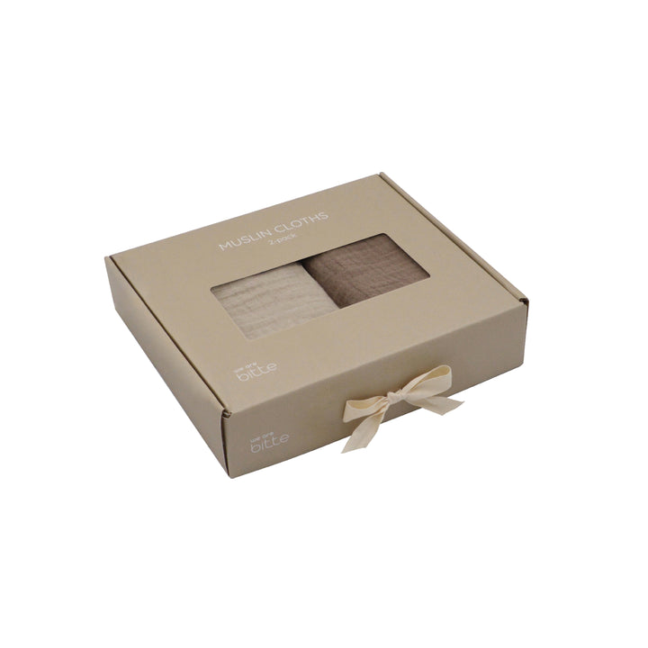 Musselin - 2-pack i presentask