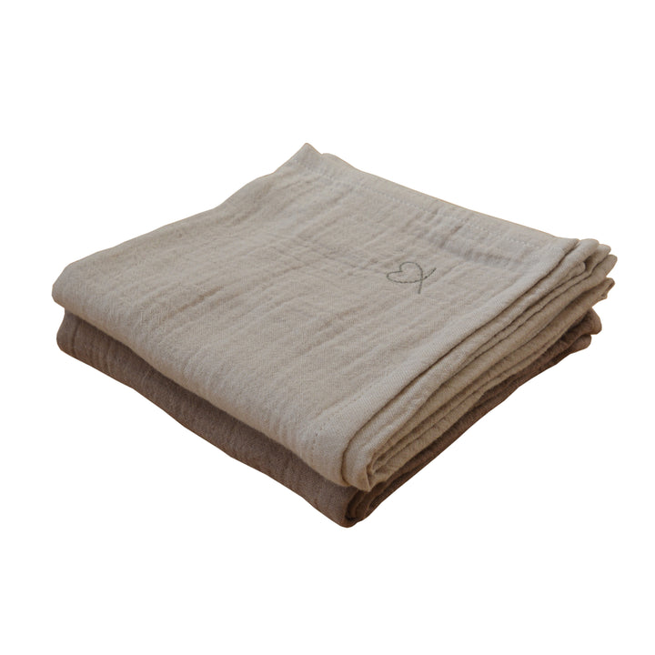 Musselin - 2-pack i presentask