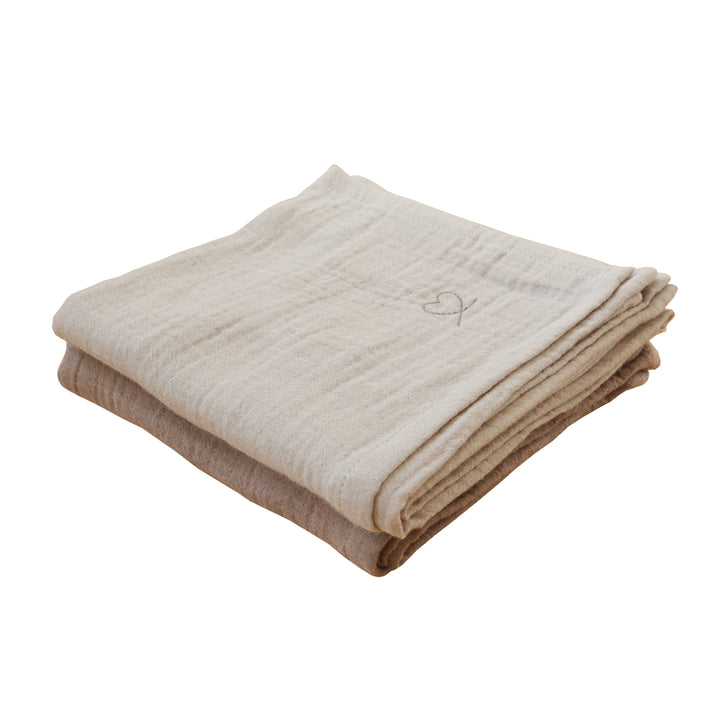 Musselin - 2-pack i presentask