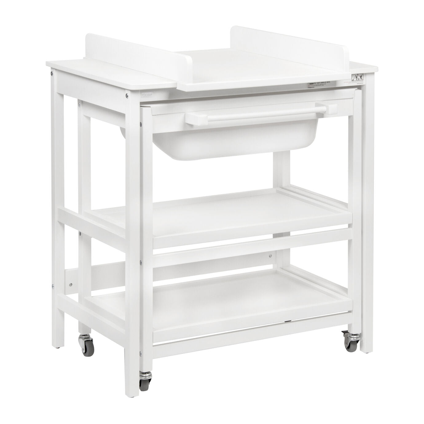 Quax Quax Changing Table With Bath - Basic - White  - Hola BB