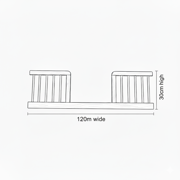 Rose Cot Dagbed Zijkant