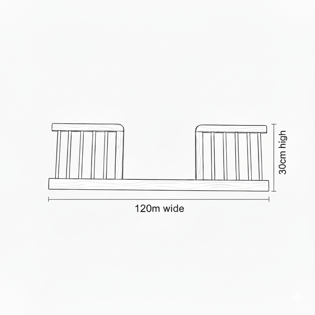 جانب السرير النهاري لسرير روز الأطفال