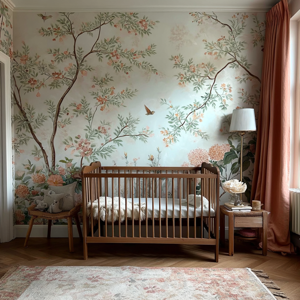 Babybett Rose Vintage