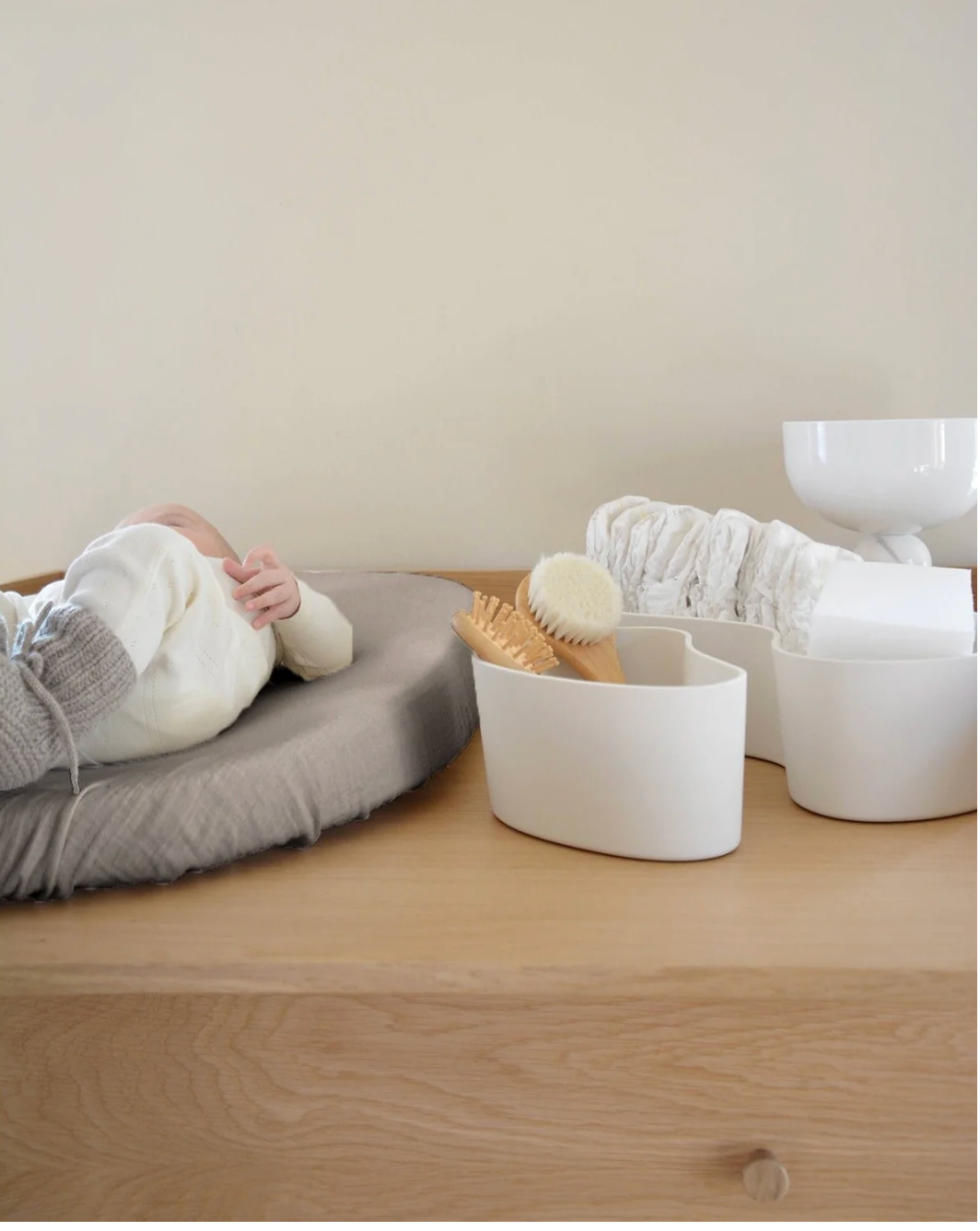 Calm Oval Cushion Cover