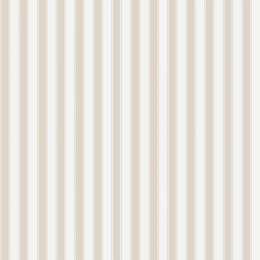 Summer Gray French Stripes Wallpaper beige french stripes - Hola BB