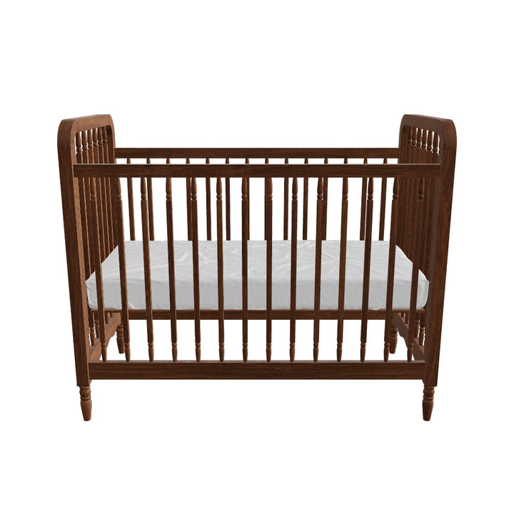 Heritage Vintage Cot + Toddler Rail - Walnut *