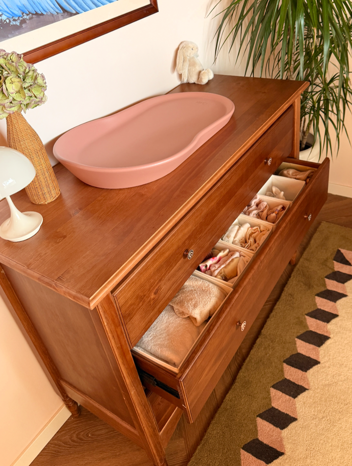 Cassettiera Heritage Vintage in legno di noce