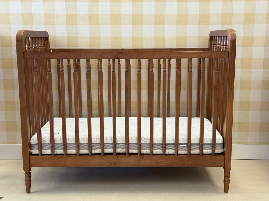 Lettino Heritage Vintage con sponda per bambino - Noce