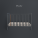 Woodies Stardust Cot - Anthracite  - Hola BB