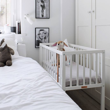 Woodies Stardust Crib - White  - Hola BB