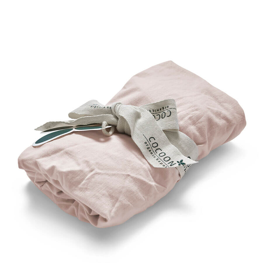 Cocoon lounger sheet - Multiple colours Soft pink - Hola BB