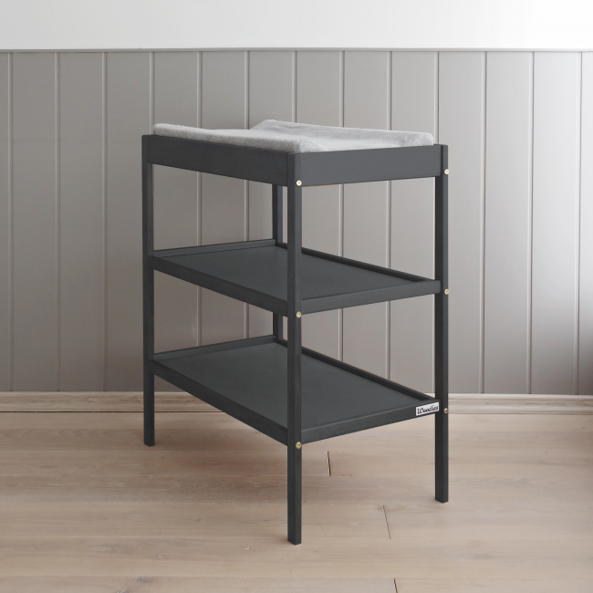 Woodies Classic Changing Table - Anthracite  - Hola BB