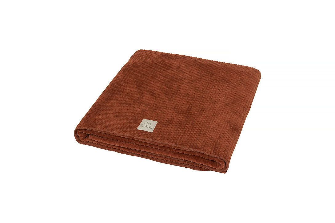 Nanami Blanket rib velvet Baby / Caramel - Hola BB